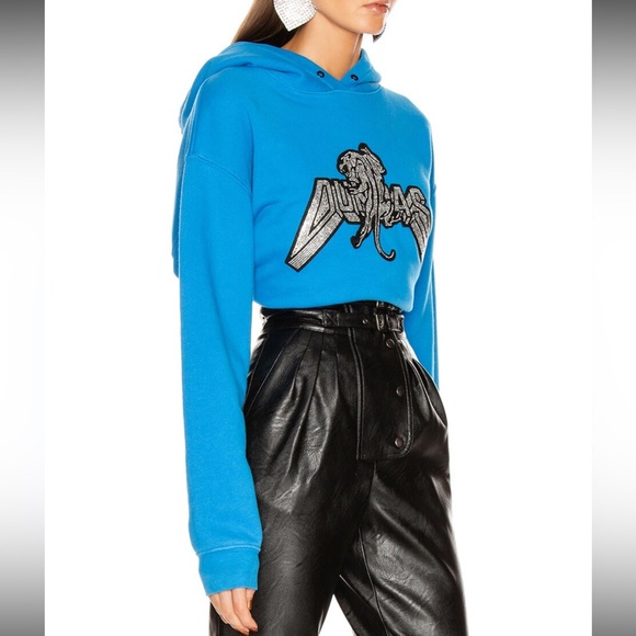 DUNDAS X RTA rhinestone hoodie- size small! NWOT- limited edition! - Picture 3 of 10